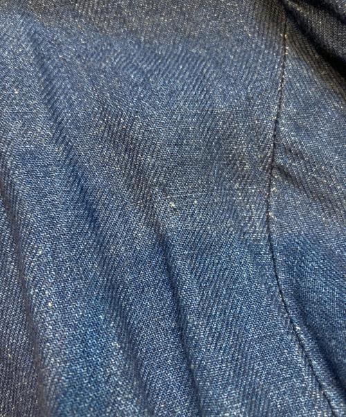 atelier naruse（アトリエナルセ）atelier naruse (アトリエナルセ) リネンデニムカシュクールワンピース インディゴ サイズ:Fの古着・服飾アイテム