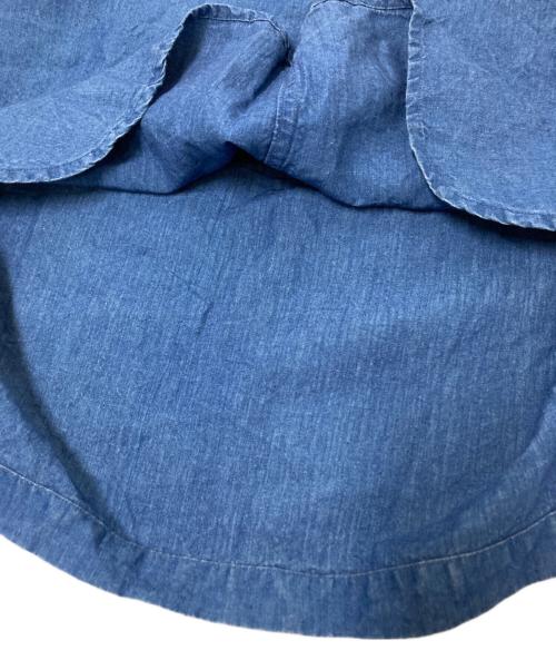 atelier naruse（アトリエナルセ）atelier naruse (アトリエナルセ) indigo linen smock blouse インディゴ サイズ:Fの古着・服飾アイテム