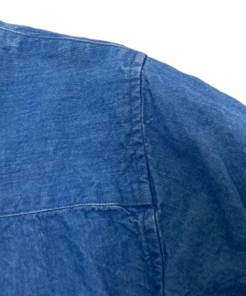 atelier naruse（アトリエナルセ）atelier naruse (アトリエナルセ) indigo linen smock blouse インディゴ サイズ:Fの古着・服飾アイテム