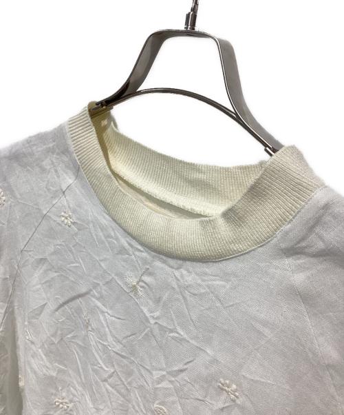 atelier naruse（アトリエナルセ）atelier naruse (アトリエナルセ) リネン ~nohara~ 裾絞りプルオーバー ホワイト サイズ:Freeの古着・服飾アイテム
