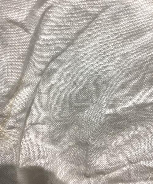 atelier naruse（アトリエナルセ）atelier naruse (アトリエナルセ) リネン ~nohara~ 裾絞りプルオーバー ホワイト サイズ:Freeの古着・服飾アイテム