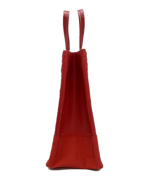 kago bukuro（カゴブクロ）KAGO BUKURO (カゴブクロ) ebagos (エバゴス) Vibram (ビブラム) A4かご袋 レッド サイズ:-の古着・服飾アイテム