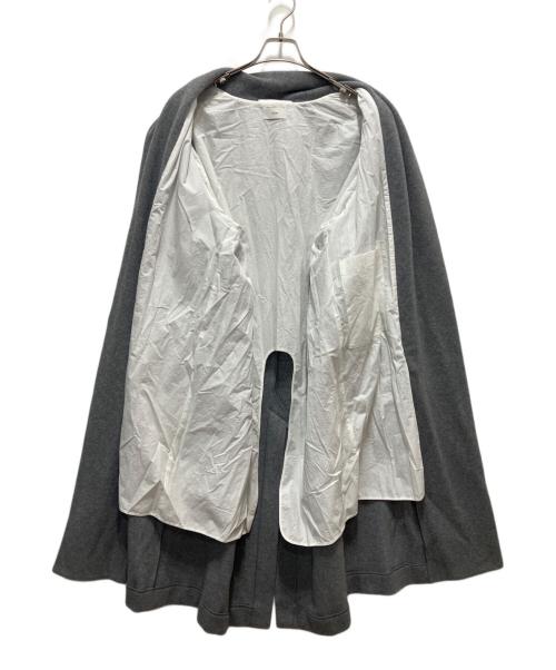 ATON（エイトン）ATON (エイトン) ROYAL CHUNKY FLEECEショールカラーコート グレー サイズ:36の古着・服飾アイテム