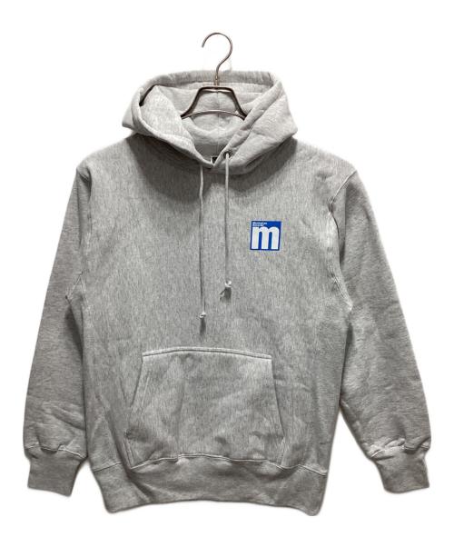 JSF（ジェーエスエフ）JSF (ジェーエスエフ) Manhattan Records (マンハッタンレコード) プルオーバーパーカー グレー サイズ:Mの古着・服飾アイテム
