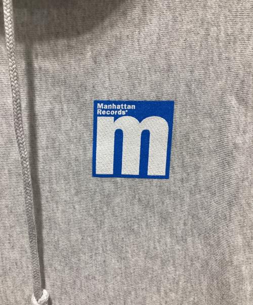 JSF（ジェーエスエフ）JSF (ジェーエスエフ) Manhattan Records (マンハッタンレコード) プルオーバーパーカー グレー サイズ:Mの古着・服飾アイテム
