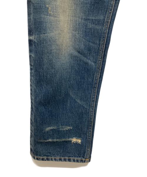 PRADA（プラダ）PRADA (プラダ) 5ポケット ウォッシュドデニム ジーンズ ブルー サイズ:24の古着・服飾アイテム