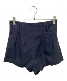 PRADA（プラダ）の古着「シャドーストライプショートパンツ」｜ネイビー