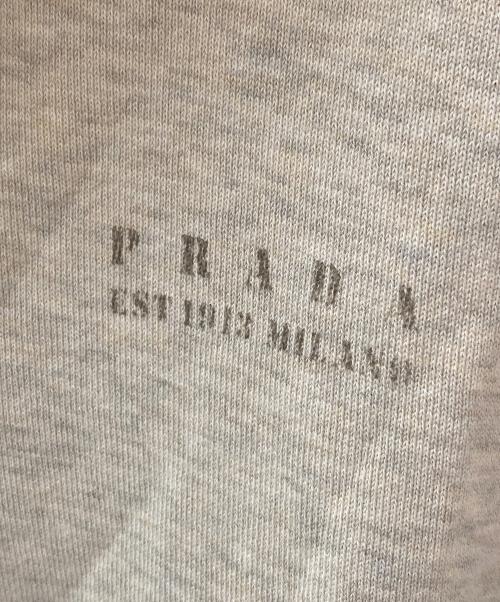 PRADA（プラダ）PRADA (プラダ) 長袖 コットンフリース ポロシャツ ナチュラル サイズ:Sの古着・服飾アイテム