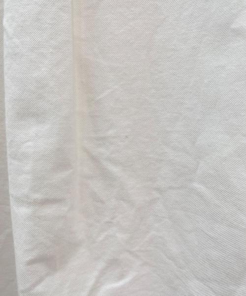 PRADA（プラダ）PRADA (プラダ) オックスフォードコットン ロゴ刺繍シャツ ホワイト サイズ:36の古着・服飾アイテム