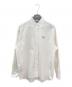 PRADA（プラダ）の古着「オックスフォードコットン ロゴ刺繍シャツ」｜ホワイト