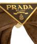 中古・古着 PRADA (プラダ) スエード リボンバレッタ カカオ：60000円