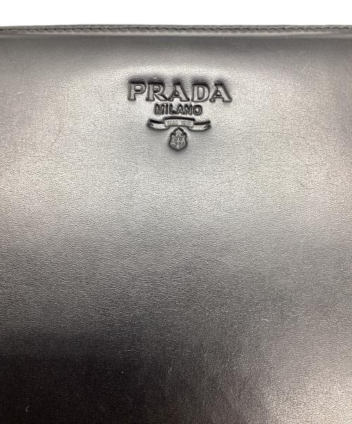 PRADA（プラダ）PRADA (プラダ) がま口トートバッグ ブラックの古着・服飾アイテム