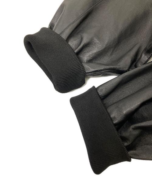 PLAN C（プランシー）PLAN C (プランシー) レザーパネルジャケット ブラウン サイズ:38の古着・服飾アイテム