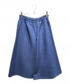 GUCCIグッチ）の古着「キルティングキュロットパンツ」｜ネイビー