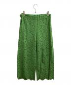 GUCCIグッチ）の古着「コードレースパンツ / 494474」｜グリーン
