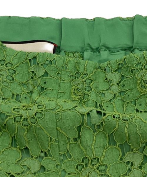 GUCCI（グッチ）GUCCI (グッチ) コードレースパンツ / 494474 グリーン サイズ:40の古着・服飾アイテム