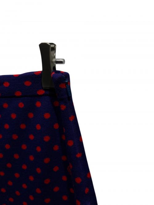 GUCCI（グッチ）GUCCI (グッチ) ニットスカート/ドット/GG ネイビー/レッド サイズ:XLの古着・服飾アイテム