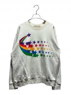 GUCCIグッチ）の古着「シューティングスタープリントスウェット」｜オフホワイト