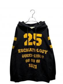 GUCCI（グッチ）の古着「カレッジロゴプルオーバーパーカー」｜ブラック