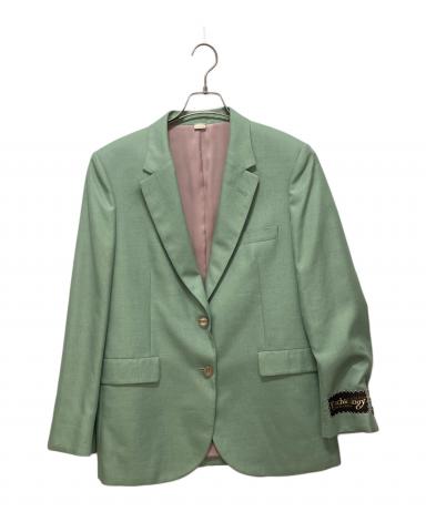 中古・古着通販】GUCCI (グッチ) ジャケット グリーン サイズ:42