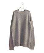 DRIES VAN NOTENドリスヴァンノッテン）の古着「Oversized Metallic Sweater」｜シルバー