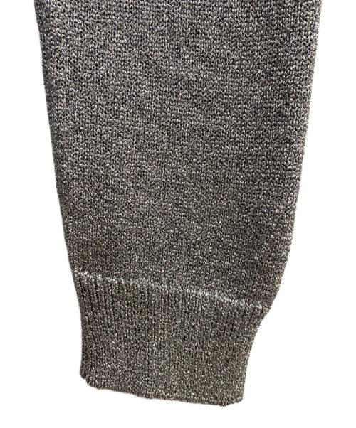 DRIES VAN NOTEN（ドリスヴァンノッテン）DRIES VAN NOTEN (ドリスヴァンノッテン) Oversized Metallic Sweater シルバー サイズ:Mの古着・服飾アイテム