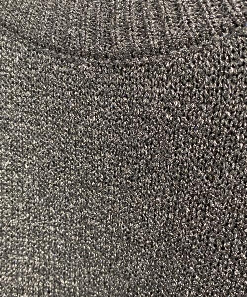 DRIES VAN NOTEN（ドリスヴァンノッテン）DRIES VAN NOTEN (ドリスヴァンノッテン) Oversized Metallic Sweater シルバー サイズ:Mの古着・服飾アイテム