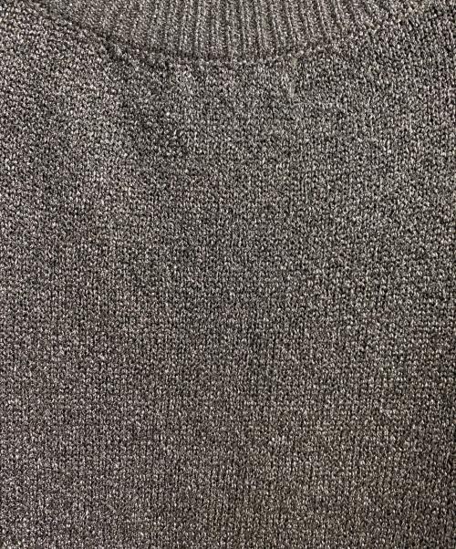 DRIES VAN NOTEN（ドリスヴァンノッテン）DRIES VAN NOTEN (ドリスヴァンノッテン) Oversized Metallic Sweater シルバー サイズ:Mの古着・服飾アイテム