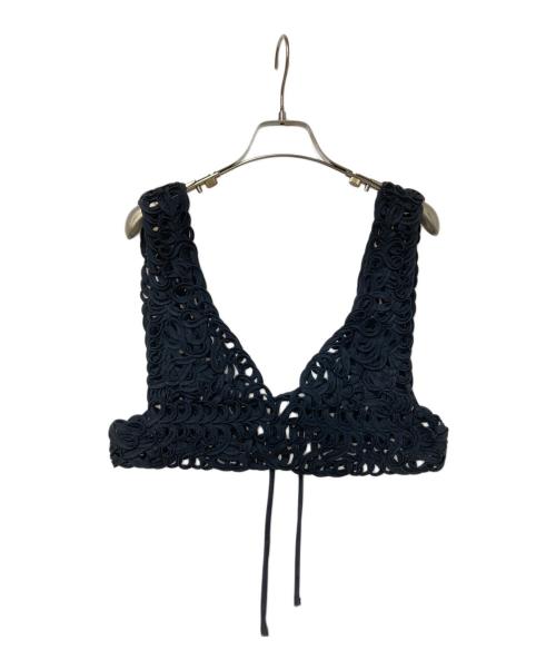 AEWEN MATOPH（イウエン マトフ）AEWEN MATOPH (イウエン マトフ) コードレースビスチェ ブラック サイズ:下記参照の古着・服飾アイテム