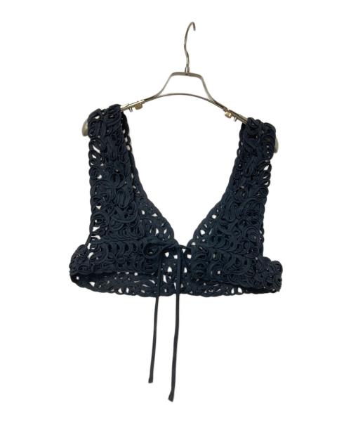 AEWEN MATOPH（イウエン マトフ）AEWEN MATOPH (イウエン マトフ) コードレースビスチェ ブラック サイズ:下記参照の古着・服飾アイテム