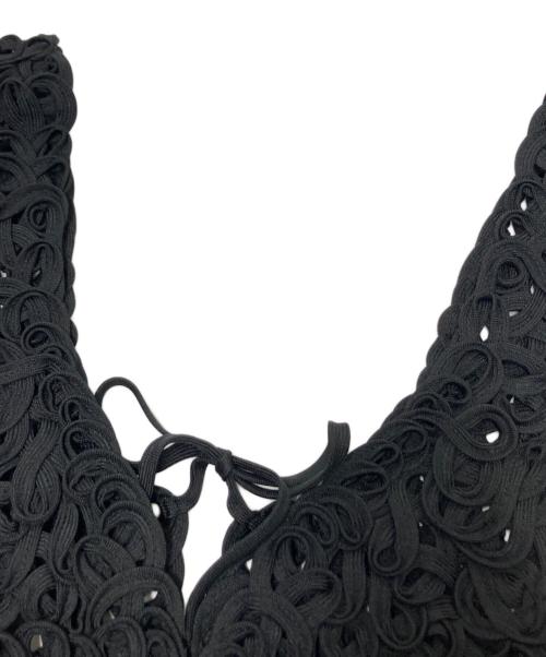 AEWEN MATOPH（イウエン マトフ）AEWEN MATOPH (イウエン マトフ) コードレースビスチェ ブラック サイズ:下記参照の古着・服飾アイテム