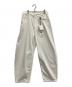 upper hights（アッパーハイツ）の古着「別注デニムワイドパンツ　upper hights　（アッパーハイツ）131111202WHT」｜ホワイト