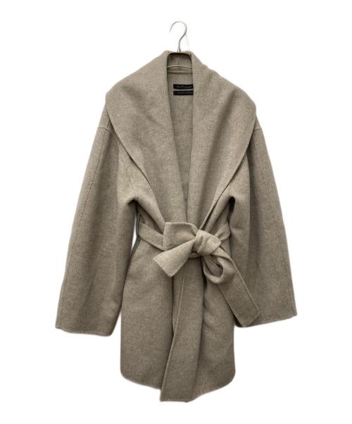 ALMA ROSA（アルマ ローザ）ALMA ROSA (アルマ ローザ) DEUXIEME CLASSE (ドゥーズィエム クラス) ショールカラーコート ベージュ サイズ:42の古着・服飾アイテム