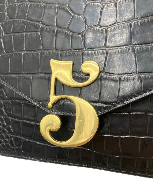 dresseum（ドレジアム）dresseum (ドレジアム) No.5レザーショルダーバッグ ブラックの古着・服飾アイテム