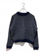 L.L.Beanエルエルビーン）の古着「バーズアイニット」｜ネイビー