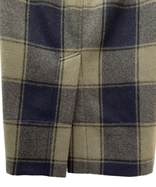 MADISON BLUE（マディソンブルー）MADISON BLUE (マディソンブルー) SOFIE LONG SK CHECK カーキ サイズ:XSの古着・服飾アイテム