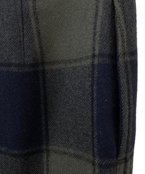 MADISON BLUE（マディソンブルー）MADISON BLUE (マディソンブルー) SOFIE LONG SK CHECK カーキ サイズ:XSの古着・服飾アイテム