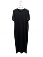 MUSE de Deuxieme Classeミューズ ドゥーズィエム クラス）の古着「Prime wool jersey ワンピース/プライムウールジャージワンピース」｜ネイビー