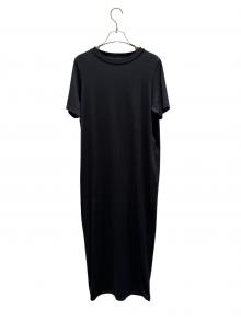 MUSE de Deuxieme Classe（ミューズ ドゥーズィエム クラス）の古着「Prime wool jersey ワンピース/プライムウールジャージワンピース」｜ネイビー