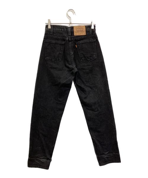 LEVI'S（リーバイス）LEVI'S (リーバイス) 後染め550デニムパンツ ブラック サイズ:W28の古着・服飾アイテム