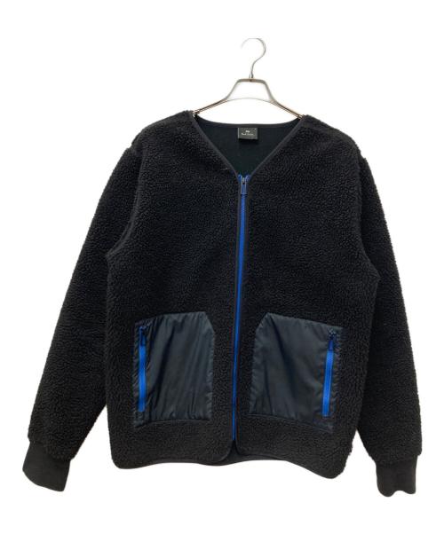 PS Paul Smith（ＰＳポールスミス）PS Paul Smith (ＰＳポールスミス) フリースジャケット ブラック サイズ:Lの古着・服飾アイテム