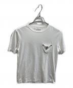 Maison Margielaメゾンマルジェラ）の古着「design pocket t-shirt / S30GC0585」｜ホワイト