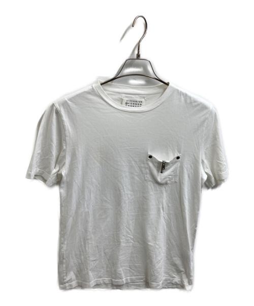 Maison Margiela（メゾンマルジェラ）Maison Margiela (メゾンマルジェラ) design pocket t-shirt / S30GC0585 ホワイト サイズ:44の古着・服飾アイテム