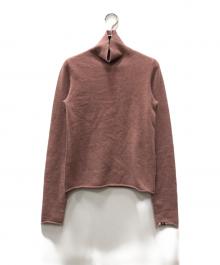 extreme cashmere（エクストリーム カシミア）の古着「タートルネックニット」｜ピンク