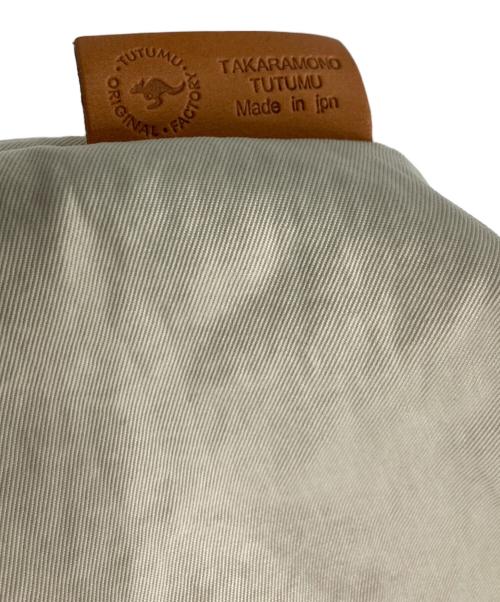 TUTUMU（ツツム）TUTUMU (ツツム) 豊岡鞄 (トヨオカカバン) Marche ハンドバッグ ベージュ×ブラウンの古着・服飾アイテム
