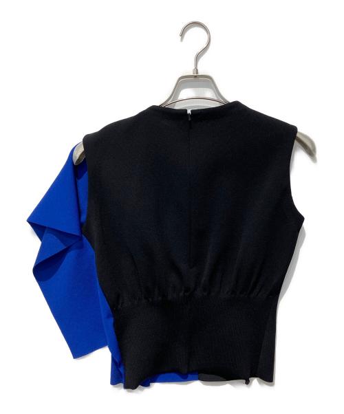 CFCL（シーエフシーエル）CFCL (シーエフシーエル) AC MILAN CREASE SLEEVELESS TOP ブラック サイズ:Fの古着・服飾アイテム