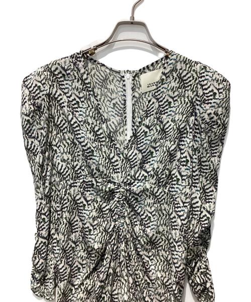 ISABEL MARANT（イザベルマラン）ISABEL MARANT (イザベルマラン) Albini Mid Dress ホワイト サイズ:36の古着・服飾アイテム