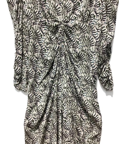 ISABEL MARANT（イザベルマラン）ISABEL MARANT (イザベルマラン) Albini Mid Dress ホワイト サイズ:36の古着・服飾アイテム