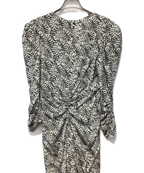 ISABEL MARANT（イザベルマラン）ISABEL MARANT (イザベルマラン) Albini Mid Dress ホワイト サイズ:36の古着・服飾アイテム