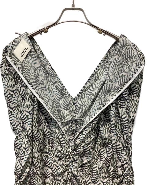ISABEL MARANT（イザベルマラン）ISABEL MARANT (イザベルマラン) Albini Mid Dress ホワイト サイズ:36の古着・服飾アイテム